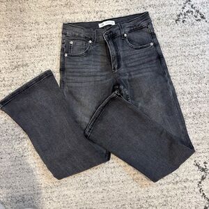 Zara Girls Black Flare Jeans, size 11/12